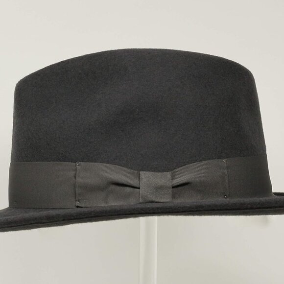 Lightweight Fedora - 100% Wool Felt - Crushable for Travel - Water Resistant - S - Picture 4 of 7